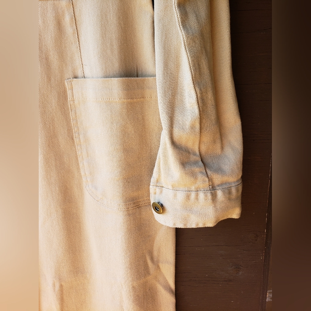 Jackson Rowe Cream / taupe zipper jumpsuit - Picture 7 of 13